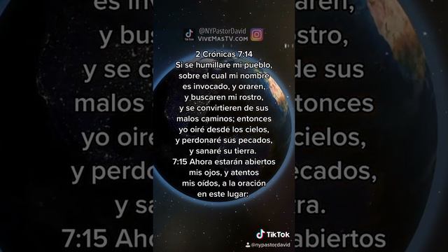 🔥 Es cucha lo que dice DIOS 2 Crónicas 7:14-15