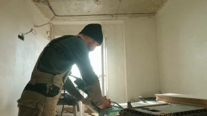 Запил 45гр. Керамическая плитка.