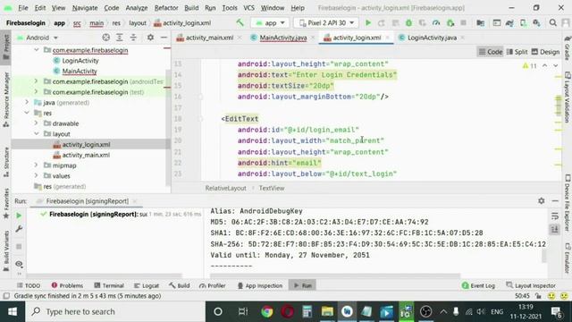 Login and Registration App with Firebase Authentication | Android Studio [2021] [Source code]