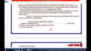 Microsoft word |14-dars - Sahifalarni raqamlash