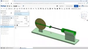 Анимация кривошипно-шатунного механизма