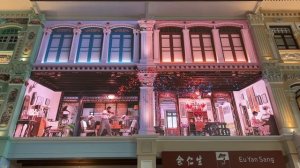 Changi Airport T4 Heritage Zone. Showcase of Singapore Culture
