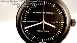 Porsche Design Compass P'6520 Heritage Titanium Retail $7,300 Limited
