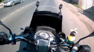 на скутере GALAXY125(50)мини дальняк покатушки