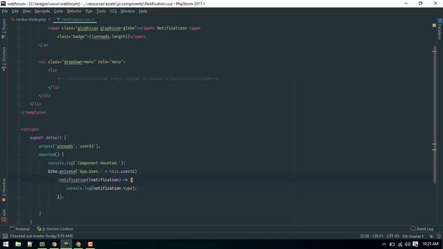 Realtime notification in Laravel With Pusher and Laravel Echo смотреть онлайн
