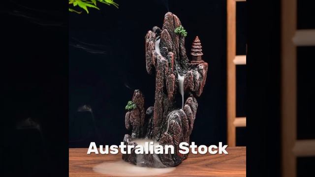 Backflow Incense Burner, waterfall smoke holder, mountain incense cones burners смотреть онлайн