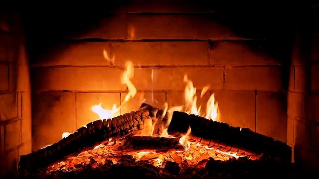 ? FIREPLACE 4K Ultra HD! Cozy Fireplace with Crackling Fire Sounds. Fireplace Burning смотреть онлайн