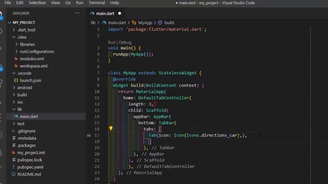 Flutter - Tabs (Flutter Tabbed AppBar) смотреть онлайн
