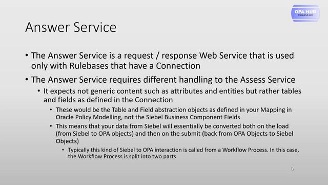 Other Web Services - Oracle Intelligent Advisor смотреть онлайн