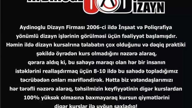 Dizayn Kurslari (AutoCad+3D Max+V-ray).mp4 смотреть онлайн