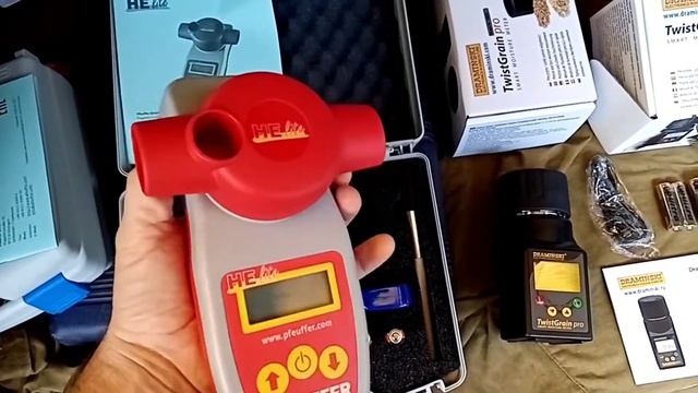 влагомер зерна c размолом HE Lite Pfeuffer , измеритель влажности TwistGrain Pro Draminski смотреть онлайн