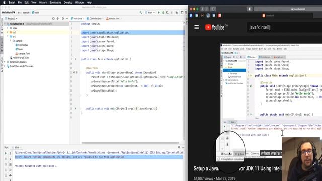 Practical Java: Making a JavaFX graph with IntelliJ смотреть онлайн
