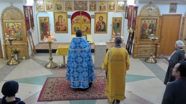 Акафист Богородице за воинов в Храме святых целителей Косьмы и Дамиана г. Екатеринбург 09.10.2022г смотреть онлайн