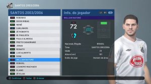 SANTOS 2003/2006 - cópias de base - base copy - PES 2019 -PRO EVOLUTION SOCCER 2019