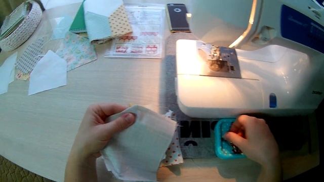 Пэчворк! Блок домик! Сборка блоков! Лоскутное шитье.