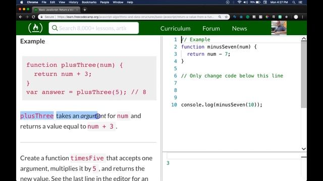 freeCodeCamp's Global Scope and Functions, Understanding Local & Global Variables In JS (8)