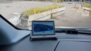 Установка Парктроник,монитора,и камеры заднего вида на форд транзит