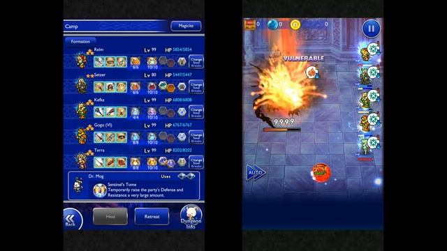 [FFRK] The Crystal Tower - Avatar of Pisces | 1st Flight - Holy Dragon смотреть онлайн
