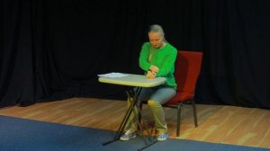 Этюд "Неожиданное письмо".Один из самых важных актерских элементов - оценка.
