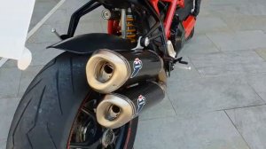 Ducati Streetfighter 848 Termignoni sound comparison