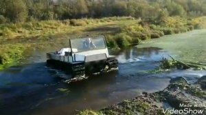 Выезд в лес на гусеничном вездеходе