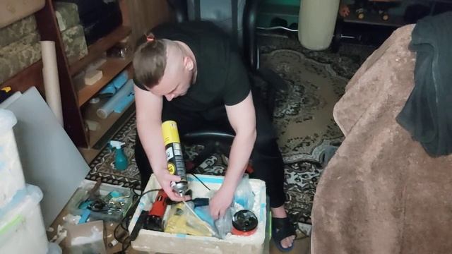 Фен-шуй будущего. Задуваю органайзер под электро инструмент. смотреть онлайн