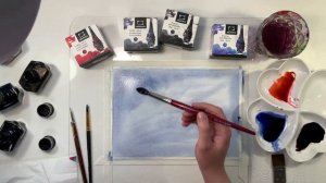 ТУШЬ МАЛЕВИЧЪ/ Обзор туши/ Рисую инктобер/ День 3 - Путь/ Рисую тушью