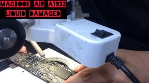 How to fix MacBook Air Retina (13-inch late 2018) A1932- Liquid Damaged - No Power