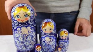 Матрешка Синеглазка 5 м | Русская матрёшка Синеглазка