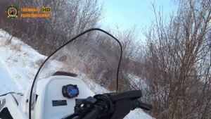 Снегоход Тайга Варяг 550V/Первый выезд!/Русская механика/Часть 3