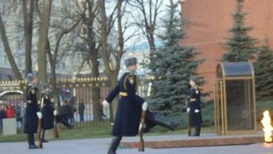 Почётный караул у Кремлёвской стены ноябрь 2018 года.Москва.