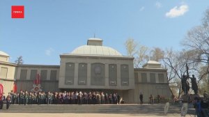 У Мемориала Победы прошёл митинг в честь Дня Победы