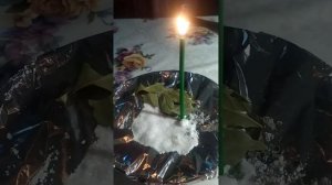 Очищение денежного канала! Свеча восковая зелёная, четверговая соль, лавровый лист! ??☘️