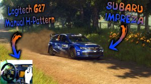 SUBARU IMPREZA _ POLAND _ Logitech G27 Manual H Pattern _ Dirt Rally 2.0 _.mp4