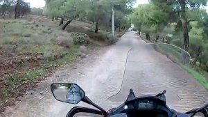 Honda NC 750 Integra.Kouvaras forest.