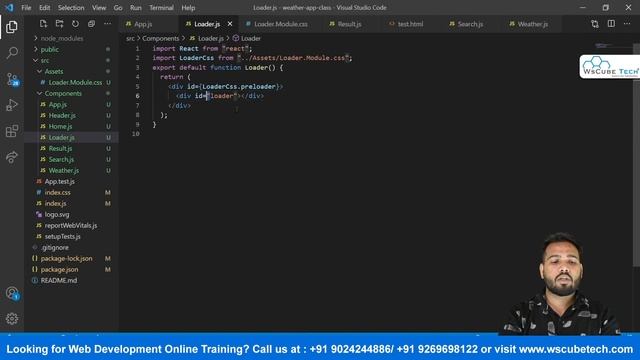 Show Loading Screen While Fetching Data in React JS | Weather App Project | React JS Tutorial #59 смотреть онлайн