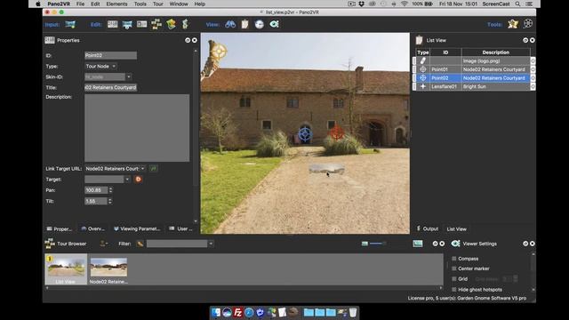 The List View -- Pano2VR смотреть онлайн