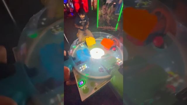 Life-size Hungry Hungry Hippos game at Dave & Buster’s