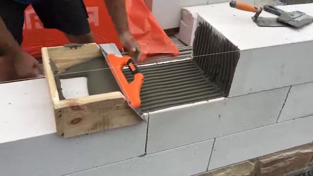 Кладка газобетонных блоков смотреть онлайн
