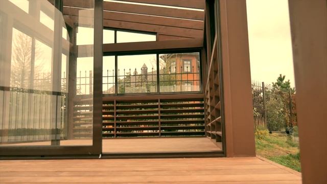 Зона отдыха на Волге. Терраса и застекленная беседка. Мастерская Беседок. смотреть онлайн