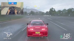 Forza Horizon 4 - Toyota Supra 1200 HP Drifting+Driving (Steering Wheel +  Shifter) Gameplay