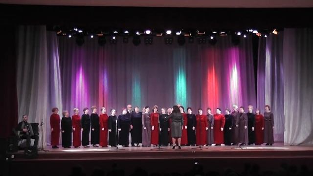 Хор ветеранов ОКМЦКТ - "Над окошком месяц" смотреть онлайн