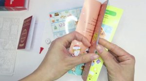 Настольная игра с наклейками и паспортом "Новогоднее путешествие", компания "Бумбарам"