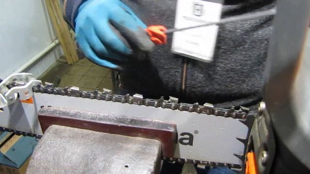 Заточка цепей бензопилы - как заточить цепь бензопилы самому дома