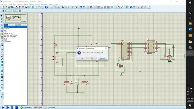 Simulasi Motor stepper proteus