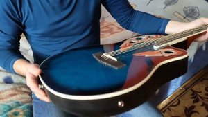 Обзор гитары Harley Benton HBO 850 Blue