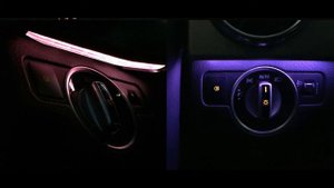 Mercedes GLK / DASHBOARD atmosphere LED light  RETROFIT