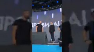 Арсений Попов, Антон Шастун, Дмитрий Позов и Сергей Матвиенко на VK Fest 21.07.19