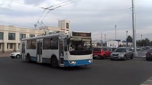 Кострома. Троллейбус ЗиУ-682Г. #39. 27.06.2023 г. Ж/д вокзал.
