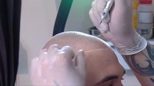 Татуаж головы для лысеющих